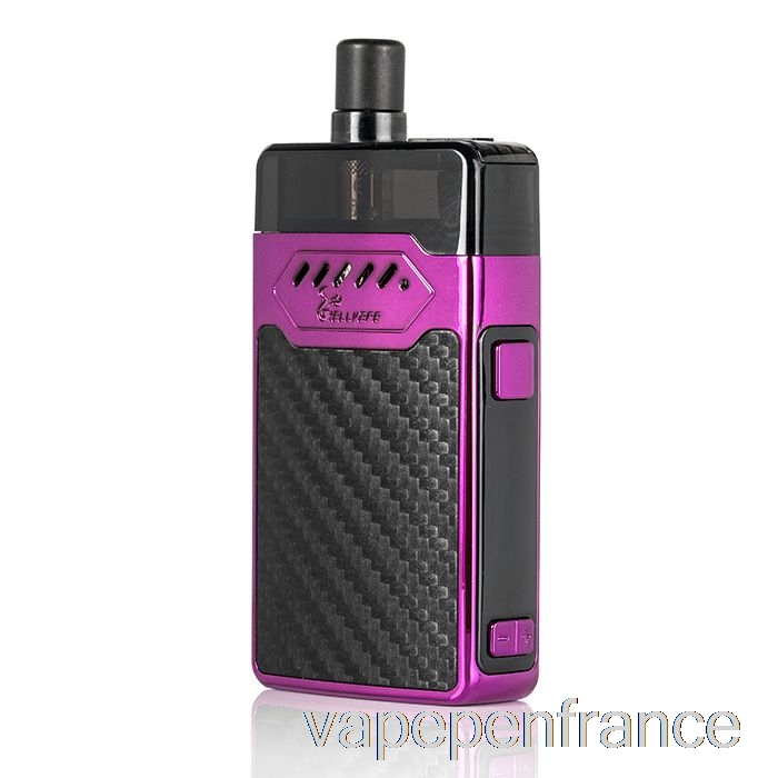 Hellvape Grimm 30w Système De Pod Stylo Vape En Fibre De Carbone Violet